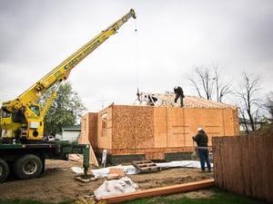 Habitat for Humanity with Crane
